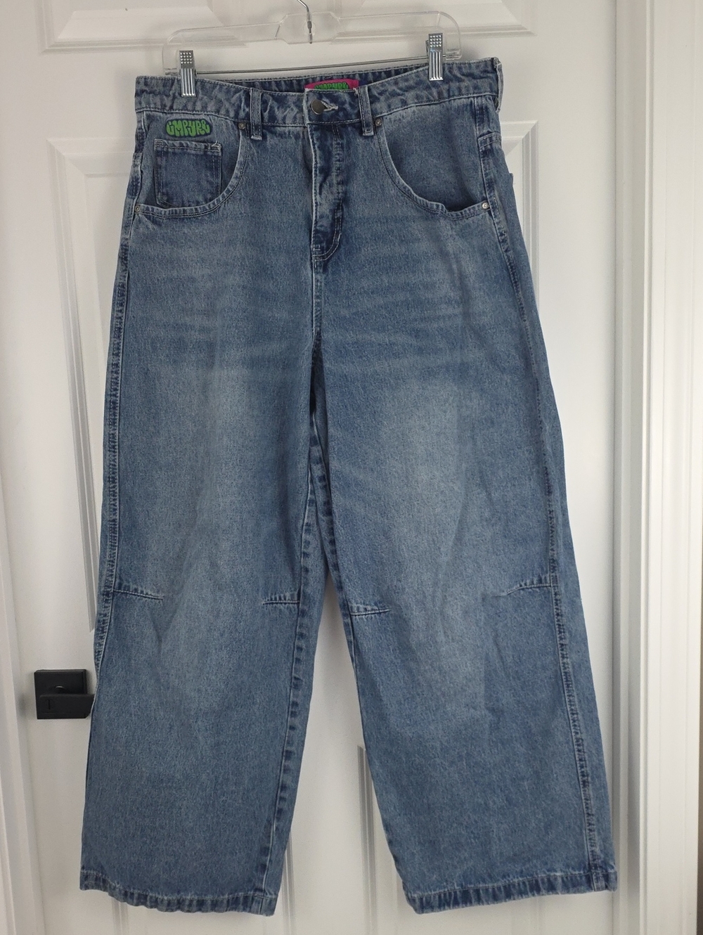 Empyre Tori Skate Jeans Women’s 12 Barrel Wide-Leg Grunge Baggy Streetwear Y2k